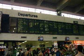 Euston Departure signs