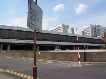 Birmingham New Street Station -- car entrance