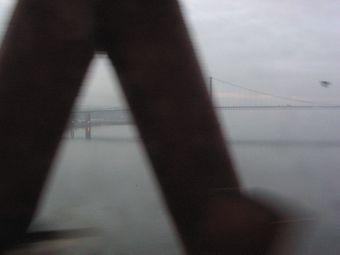 From the train just running over the Forth Bridge (1)