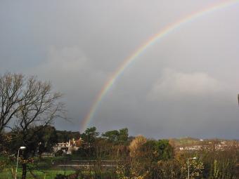 The rainbow of Conwy