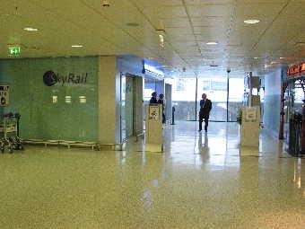 Airport side concourse of Sky Rail, Birmingham
