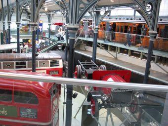 The displays at London Transport Museum