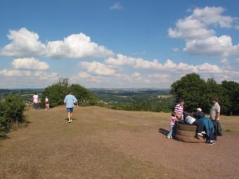 From the viewpoint of Kinver Edge, Staffordshire