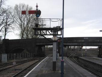 Semaphore signal at Banbury Station