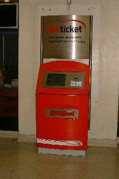 Automatic ticket vending machine 