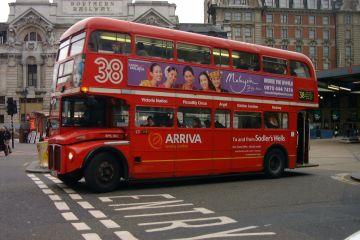 The famous London's double decker bus